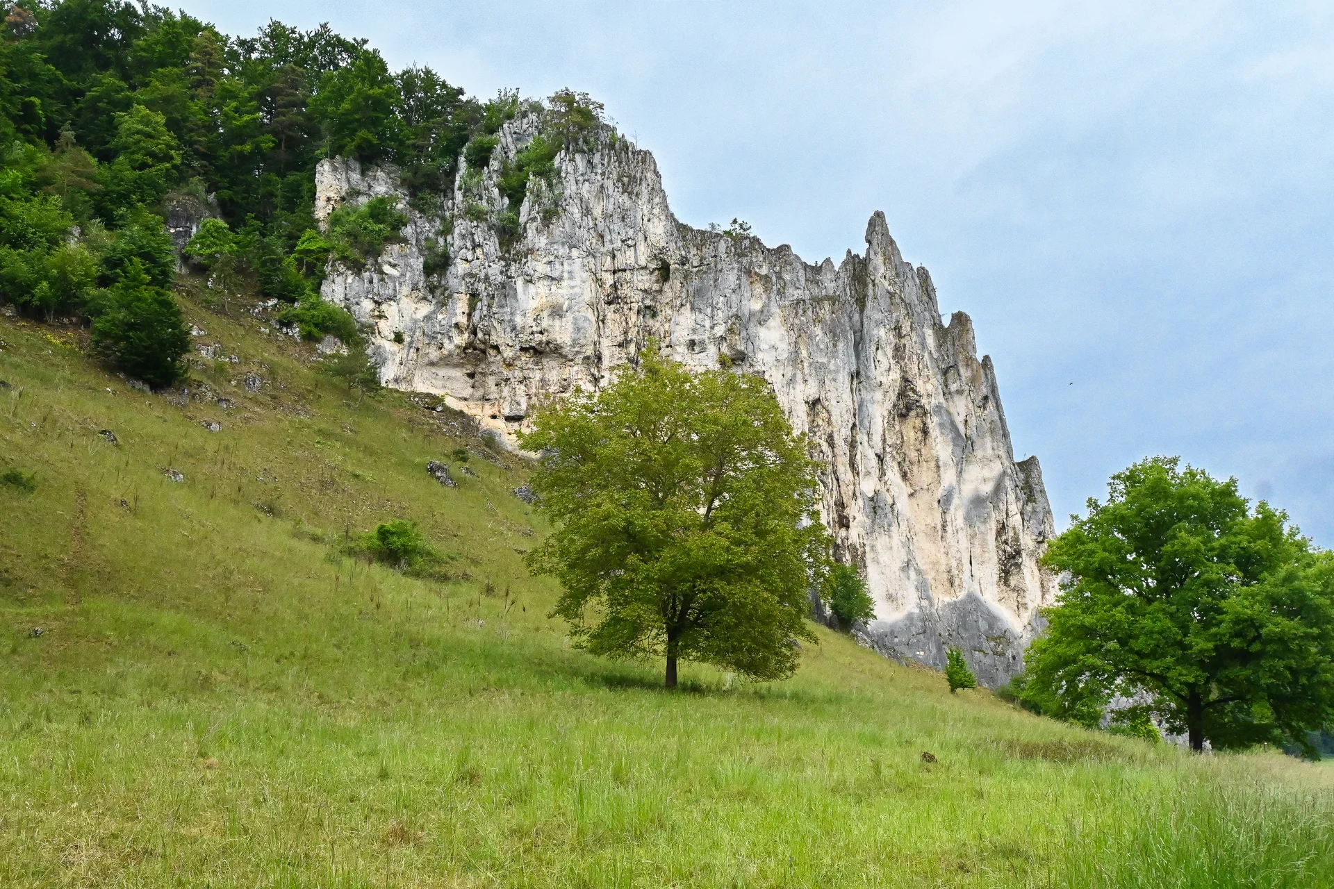Der Dohlenfelsen bei Konstein | © Wolfgang Stolzenberg | DAV-Feucht